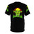 Necrogoblikon inspired all-over-print t-shirt featuring the fantasy metal band's logo and artwork - Back