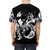 Inverted T-shirt featuring supernatural Japanese folklore characters Nekomata and Kitsune - men back