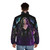 A time puffer jacket with magical features, perfect for cosplay or fantasy adventures. - men back