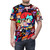 Retro-style Friday Night Funkin collage design on a high-quality t-shirt - men front