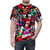Retro-style t-shirt featuring Friday Night Funkin' characters in a pixelated design - men front