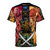 Teenage Mutant Ninja Turtles inspired t-shirt with cast characters Michelangelo, Donatello, Raphael, and Leonardo