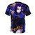 Raven, a popular character from the Teen Titans comic book series, featured on a high-quality t-shirt. - Back
