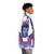 Huey Lewis The News 80s Puffer Jacket featuring vector art portrait - men side right
