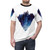 Watercolor illustration of a fox in a forest on a t-shirt - men front