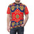 Colorful t-shirt featuring intricate Armenian art design - men front