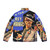 Tin Tan's "The King of Barrio" puffer jacket, featuring a classic pachuco-inspired design - Back
