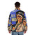 Tin Tan's "The King of Barrio" puffer jacket, featuring a classic pachuco-inspired design - men back