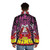 The King Puffer Jacket, a Marvel and DC-inspired cosmic superhero style puffer jacket - men back