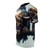 Majestic bison in nature design on a t-shirt - men left