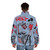 Stylish puffer jacket featuring the logo and artwork of the British pop band 'The English Beat' - men back