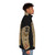 Dune 2020 film inspired puffer jacket with Houses of Dune art design - men side right