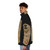 Dune 2020 film inspired puffer jacket with Houses of Dune art design - men side left