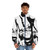 Wolverine puffer jacket with graphic tee design - men front