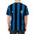 Fashionable Inter Milan football t-shirt with all-over print design - men back