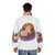 Team Panettone Puffer Jacket in a festive winter scene - men back