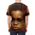 Vintage-inspired Nas Illmatic album cover art printed on a high-quality t-shirt - men back