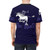 Whimsical t-shirt featuring a magical unicorn from the classic fantasy film "The Last Unicorn" - men back
