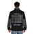System of a Down Chop Suey puffer jacket, featuring the iconic heavy metal band's lyrics and logo - men back