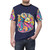 Colorful design featuring a mystical neon fox on a t-shirt - men front