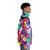 Synthwave Cutie Mark Crusaders My Little Pony Puffer Jacket featuring neon 80s retro style - men side right