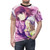 Anime-inspired t-shirt featuring the Clannad series characters in winter school uniforms. - men front
