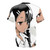 Customizable anime-inspired vaping AOP t-shirt featuring Nagatoro character - Back