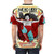 Nacho Libre inspired t-shirt with luchador mask and Mexican cuisine elements - men back