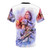 Horizon Zero Dawn inspired watercolor AOP t-shirt featuring the character Aloy - Back