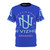 Vibrant and abstract graphic design featuring the "Nu Vizhon" logo on a high-quality t-shirt.