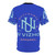 Vibrant and abstract graphic design featuring the "Nu Vizhon" logo on a high-quality t-shirt. - Back