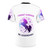 Forget Average Be Legendary AOP T-shirt with a unicorn and cosmic galaxy design - Back