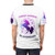 Forget Average Be Legendary AOP T-shirt with a unicorn and cosmic galaxy design - men back