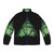 Sword in the Forest Puffer Jacket with video game inspired design and nature-inspired elements