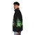 Sword in the Forest Puffer Jacket with video game inspired design and nature-inspired elements - men side left