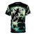 Whimsical Neverland-themed t-shirt with Peter Pan, Captain Hook, and other fantasy elements