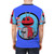 Retro 80s inspired "For Mash Get Smash" robot graphic t-shirt - men back