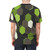 Hexagonal Scales Graphic T-shirt with a stylized geometric pattern design inspired by the Pokémon Zygarde - men back