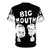 Big Mouth inspired t-shirt with colorful print - Back