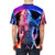 Neon Music Abstract Graphic T-shirt - men back