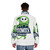 Hockomock Hobbies logo puffer jacket for MTG geeks and nerds - men back