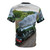 A high-quality t-shirt design featuring the iconic image of the legendary steam locomotive, the Flying Scotsman. - Back