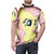 A pastel-colored, anime-inspired cartoon pony on a t-shirt design - men front