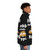 Cozy puffer jacket with "Hobbies Include Napping" design - men side right