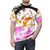 Cosmic abstract art t-shirt featuring a galactic character design with a black hole, nebula, and space elements - men front