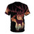 Mystical deer graphic printed on a high-quality t-shirt - Back