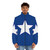 Superhero Star Puffer Jacket featuring Stargirl and Starman characters - men front