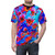 Vibrant floral design on a women's t-shirt - men front