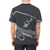 Retro gaming t-shirt featuring a vintage Playstation console design - men back