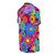 Colorful retro flower power graphic tee with bold floral and vintage design - men right
